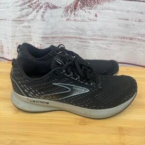 Brooks Levitate 5 Mens‎ Size 11 Wide Running Shoes Black Silver